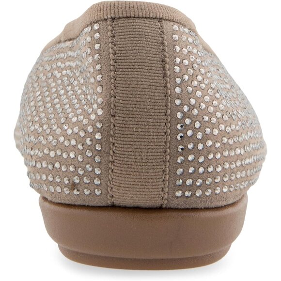 Aerosoles Women Trench Coat Synthetic Polyurethane Closed Slip On Ballet Flat - Picture 3 of 7